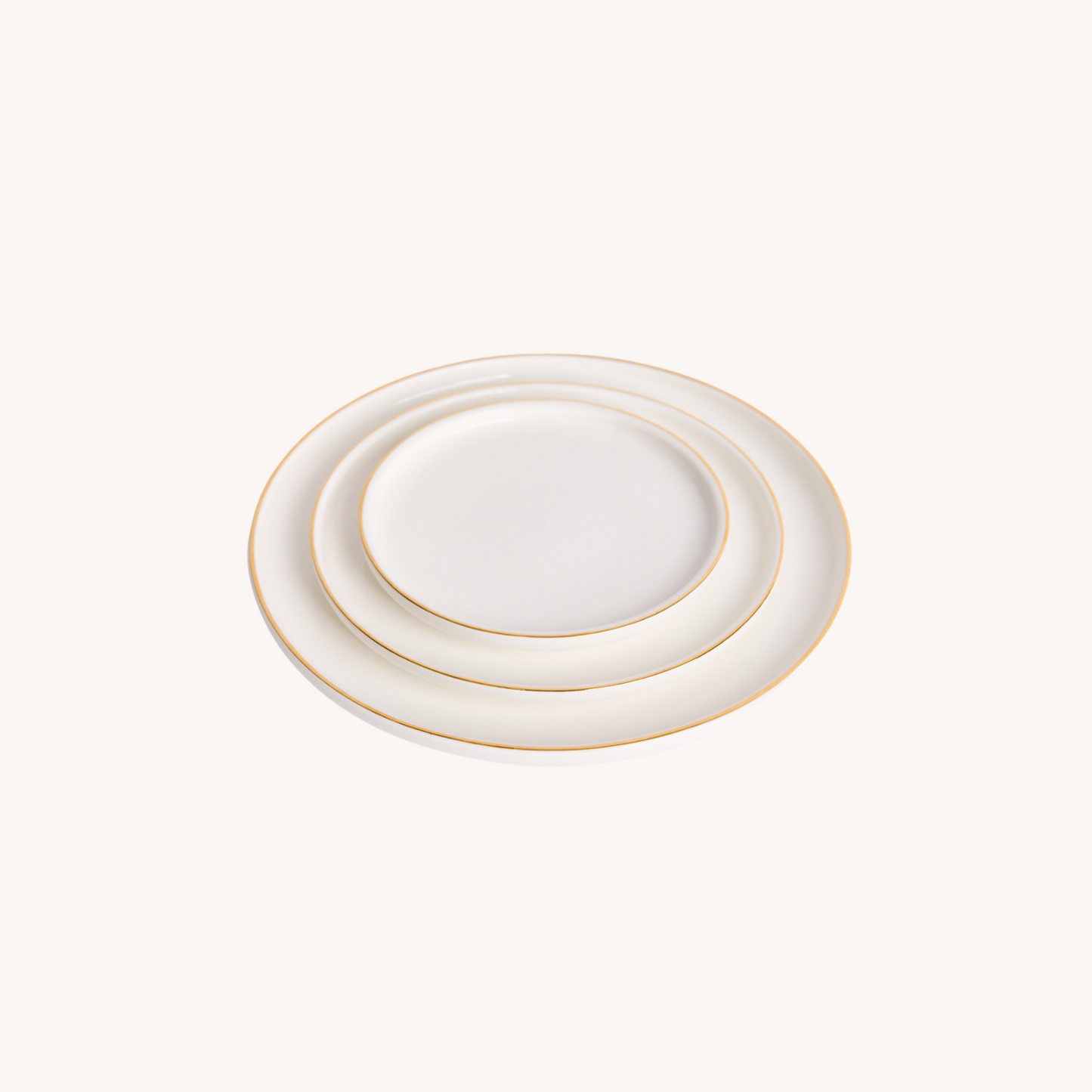 Porcelain Gold Rim