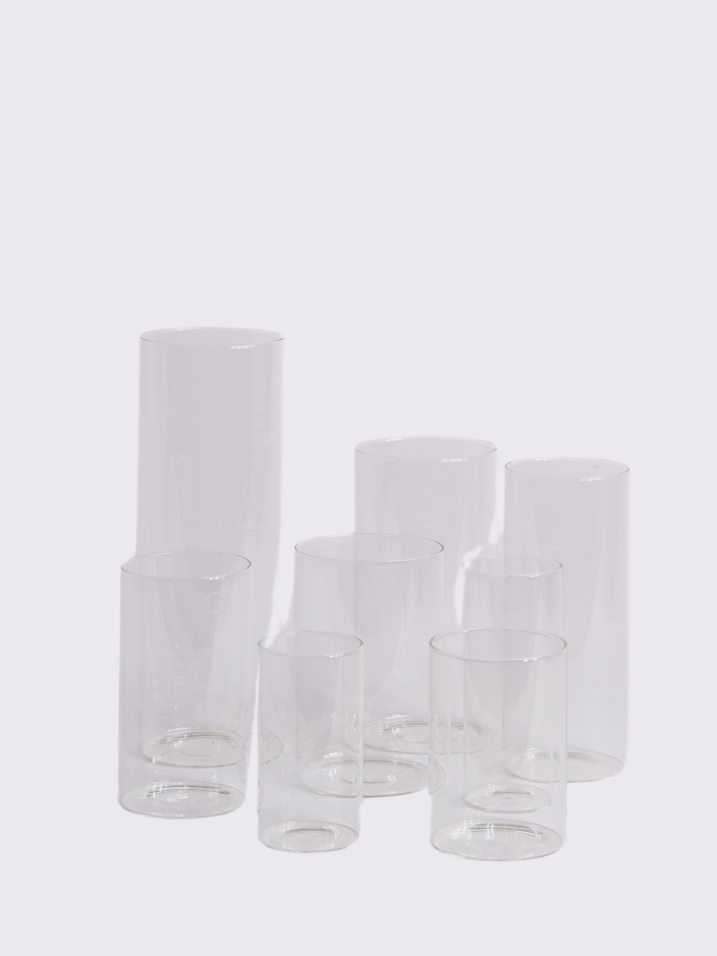 Glass Candle Cylinders