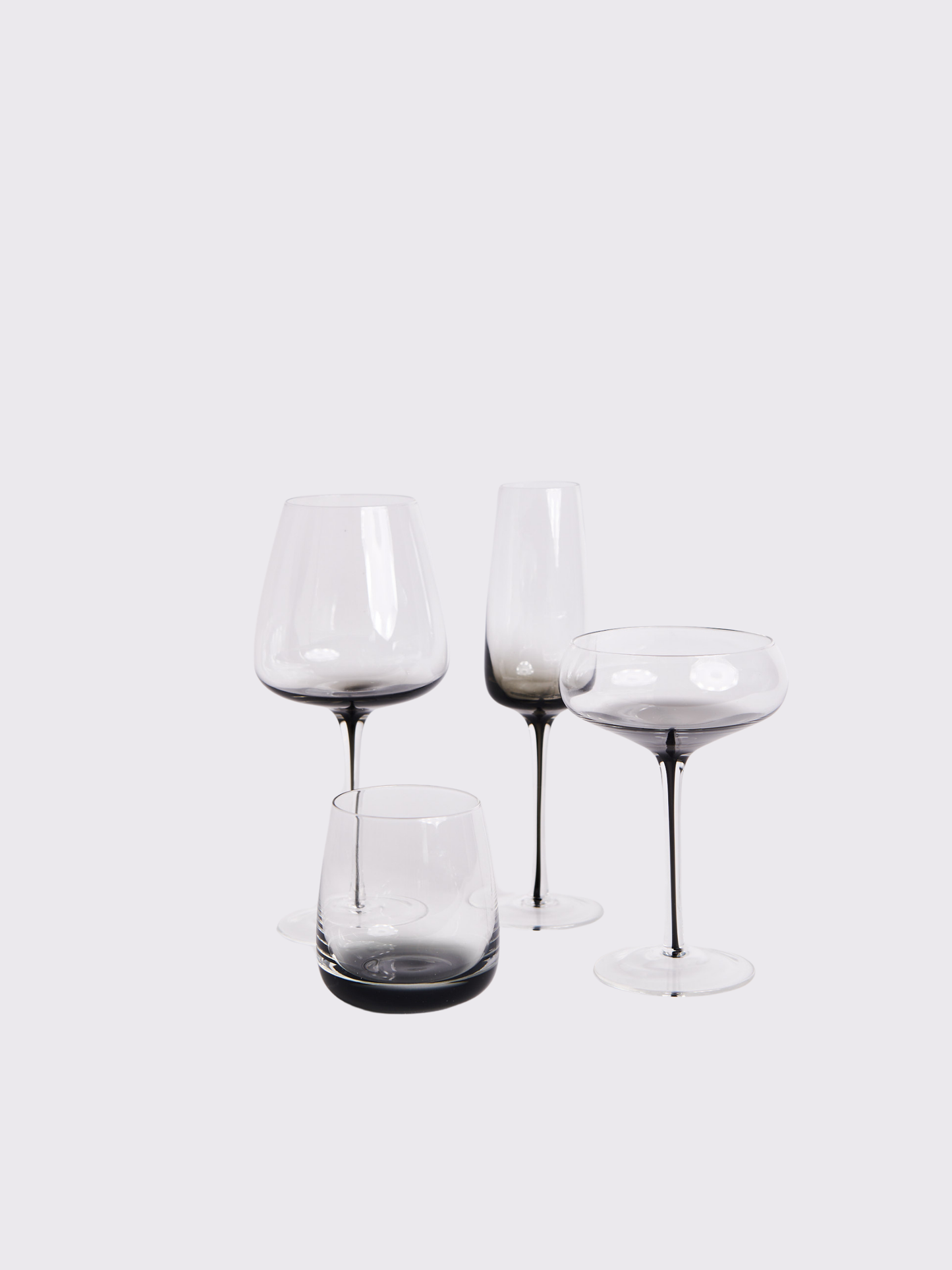 Smokey Glassware Set