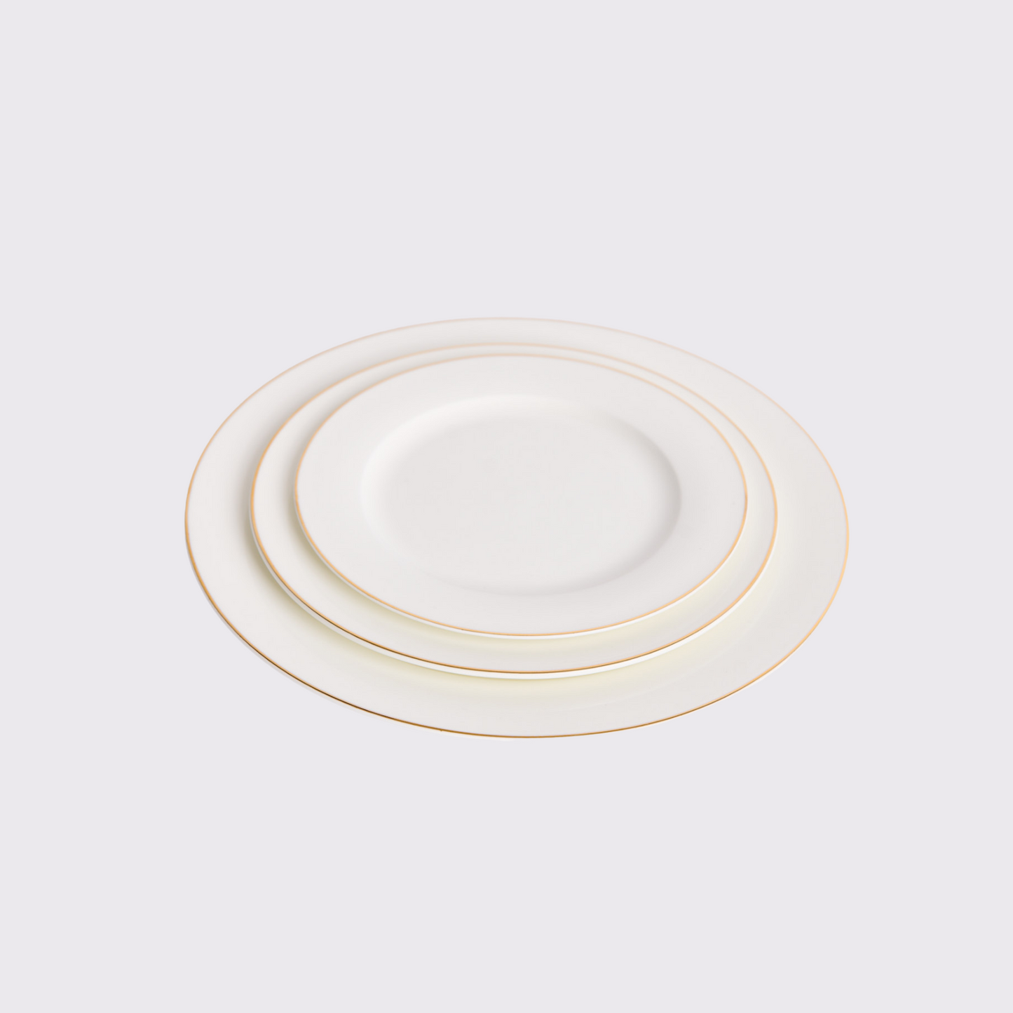 Bone China\Gold Rim Dinnerware Set