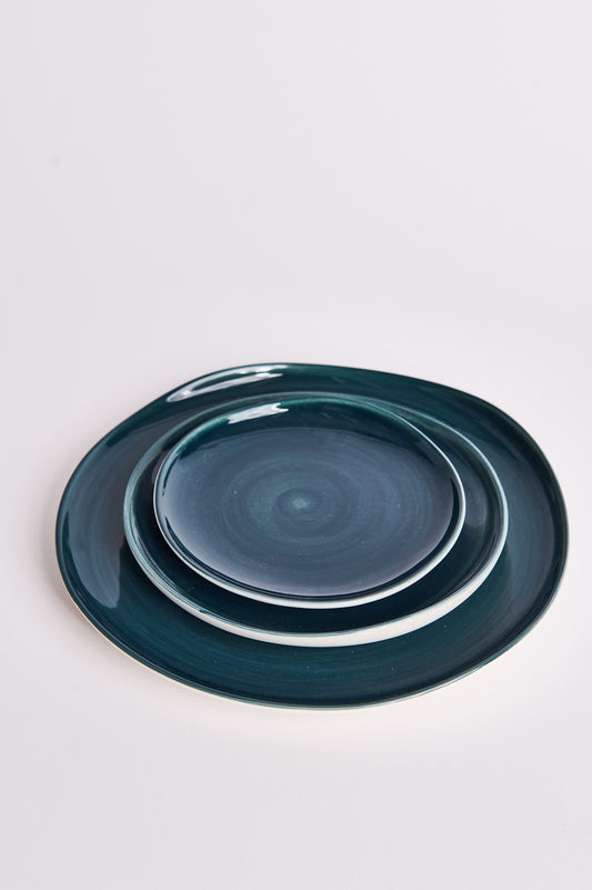 Blue Porcelain Dinnerware Set