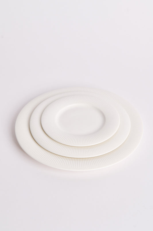 White Stripes Porcelain Dinnerware Set