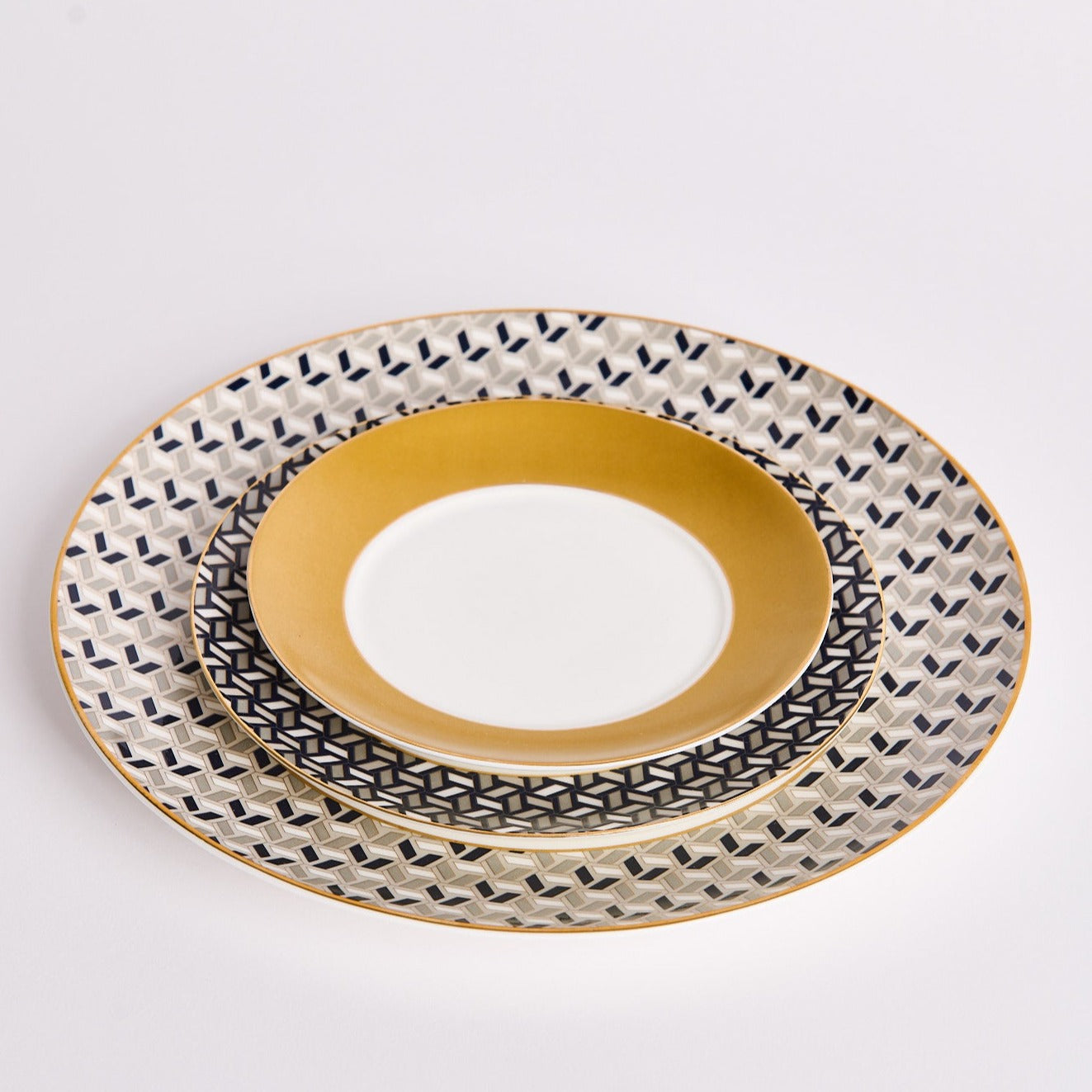 Printed Bone China Dinnerware Set